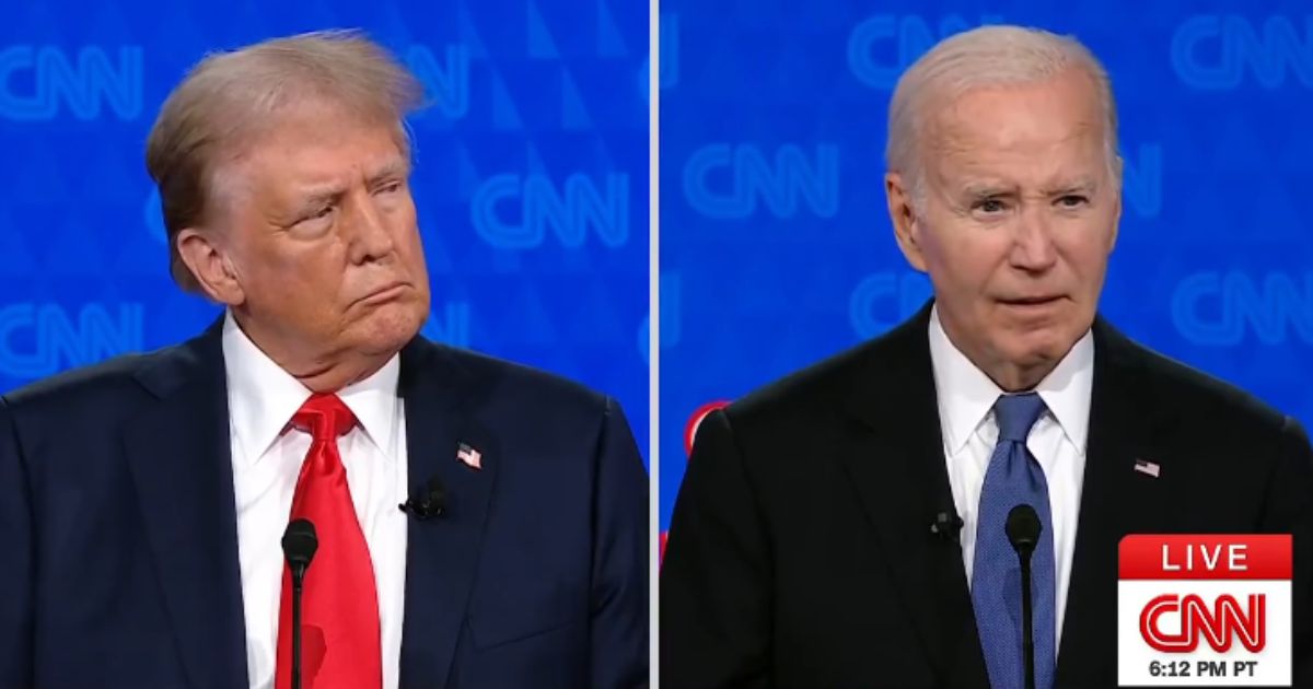 President Joe Biden and former President Donald Trump square off at the first 2024 presidential debate.