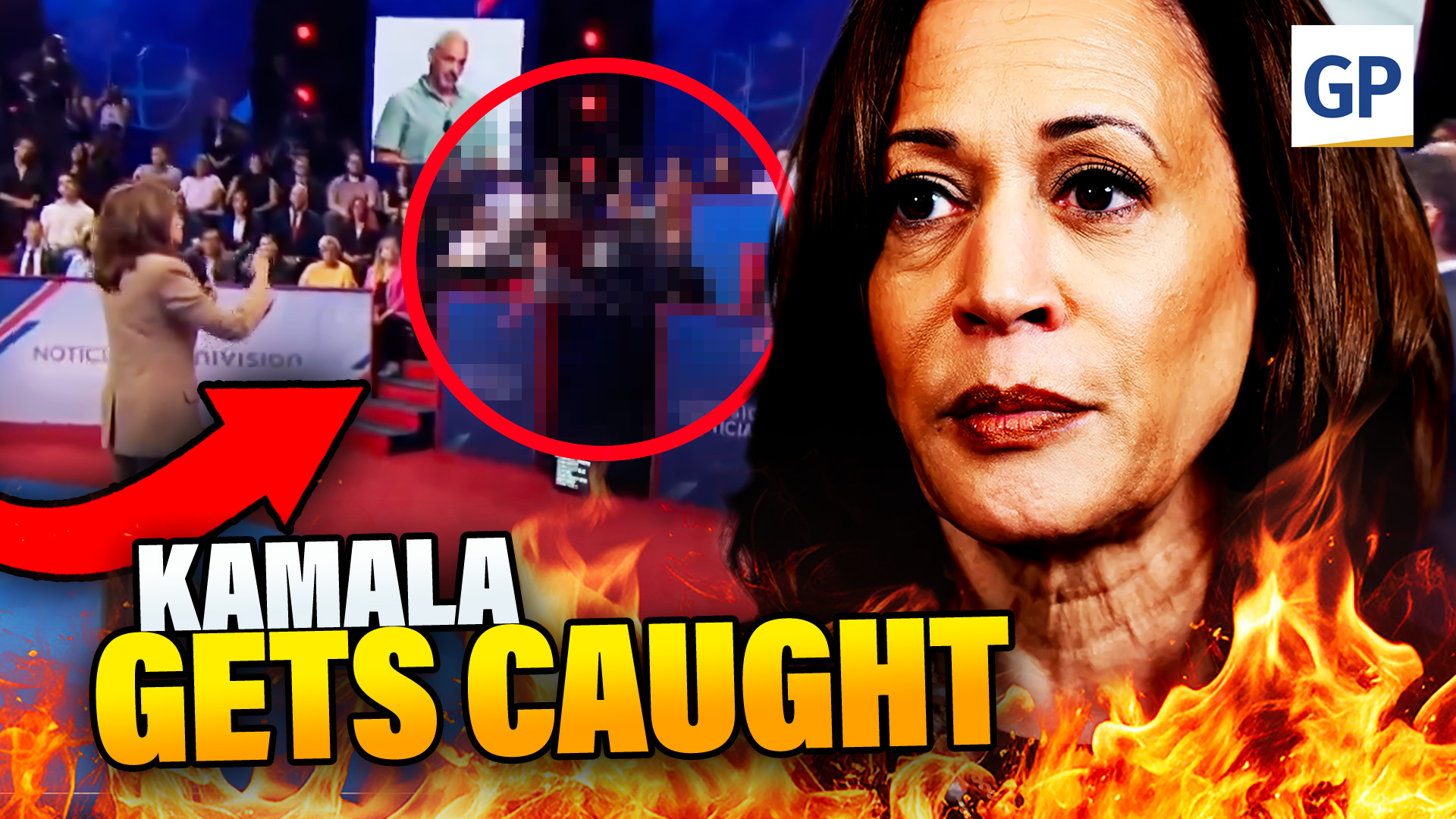 kamala teleprompter fail live tv