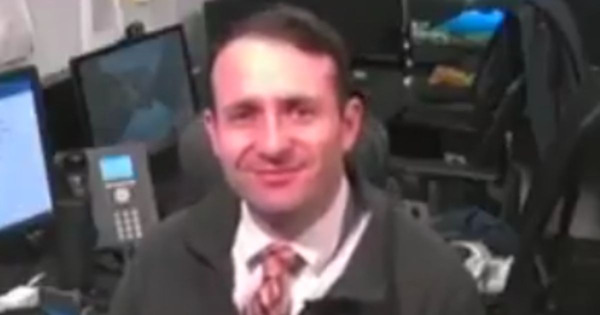 Sports anchor Jake Gadon of KOVR was caught with a lingerie add open on one of his computer screens during a live segment.