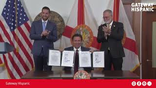 Gov. Ron DeSantis signs illegal immigration bill into law