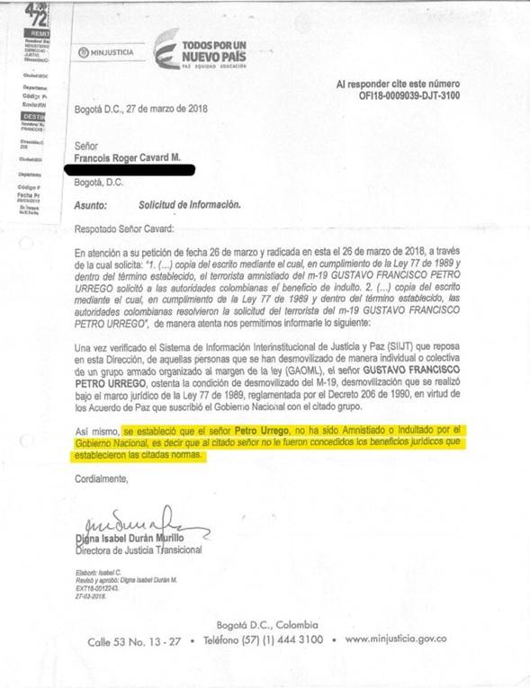 U.S. Authorities are obligated to arrest Petro Urrego. 3 image 4