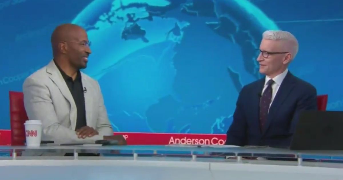 CNN talking heads Van Jones, left, and Anderson Cooper couldn't contain their glee over the growing rift between President Donald Trump and former Department of Government Efficiency chief Elon Musk.