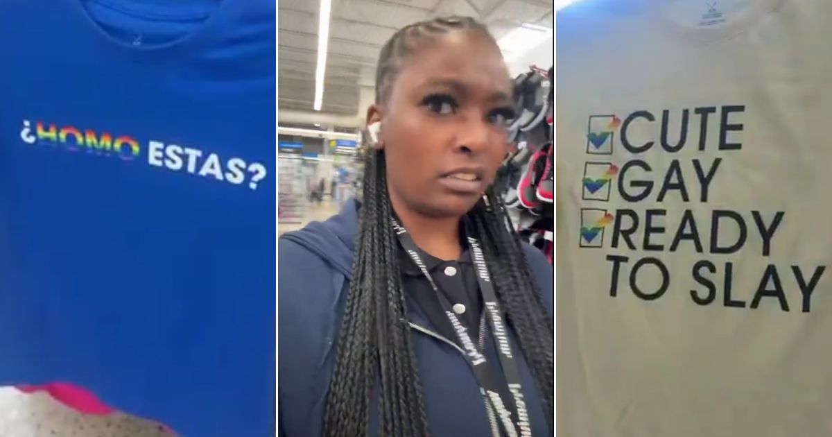"Walmart really making me not wanna be gay no more," one creator remarked in a TikTok video showing examples of the store's "pride" apparel. "We can just go ahead and skip 'pride' month," she added.