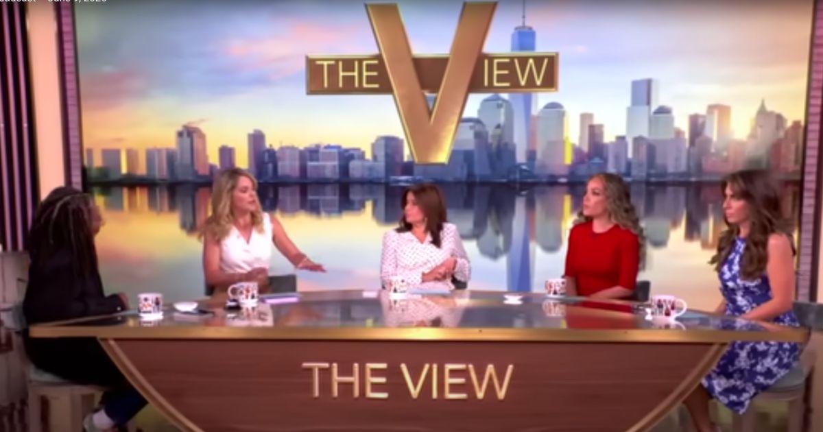 The View" co-host Sara Haines, second from left, gave her opinion about President Donald Trump's motivation for sending the National Guard to quell riots in Los Angeles.