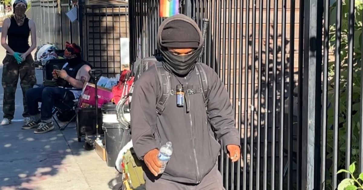 Antifa radical Justin Bowen has allegedly been terrorizing locals in Portland, Oregon.