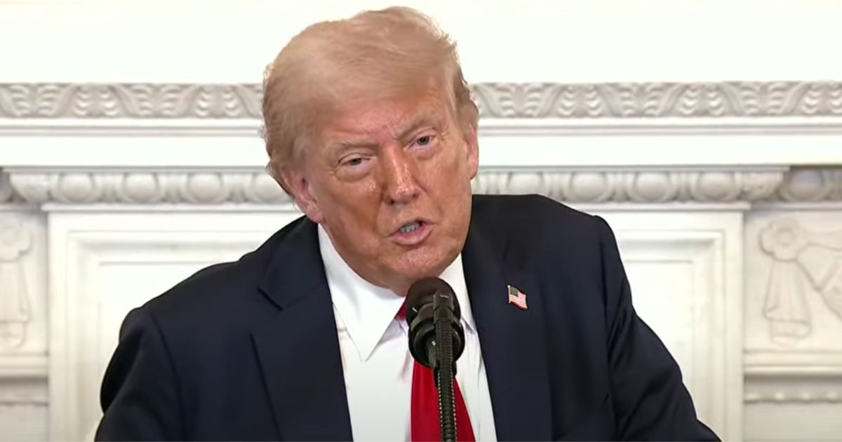 During a luncheon on the White House on Monday, President Donald Trump explained why he struck Iran when he did.